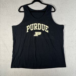 Purdue Tank Top Men’s Size XL Black College‎ Apparel Muscle Tank Top